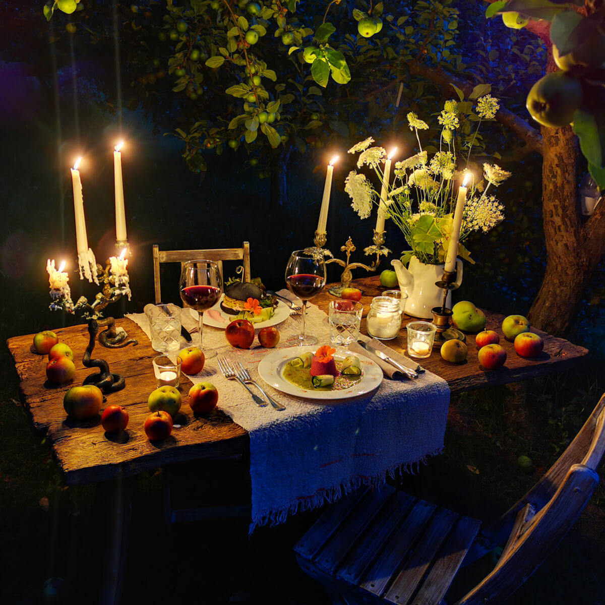 Cena nel giardino dell'Eden